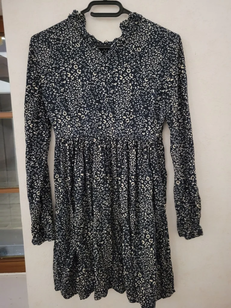Vestido curto de mangas compridas zara T S – photo 2